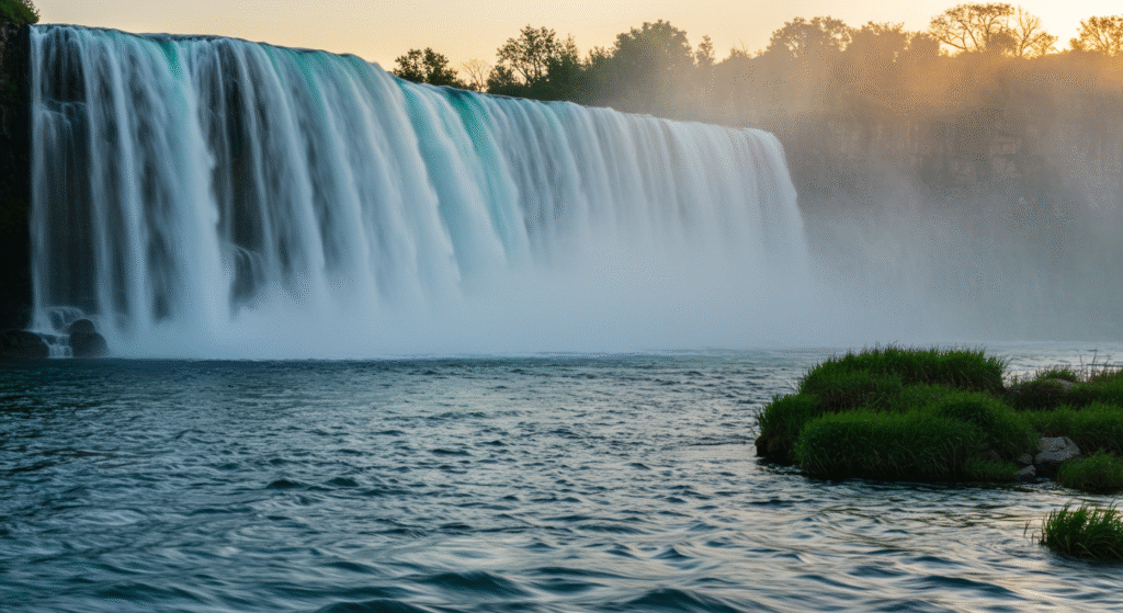 Wow Waterfall captions