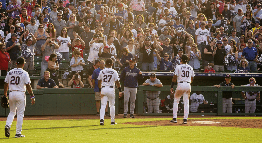 baseball captions for fans