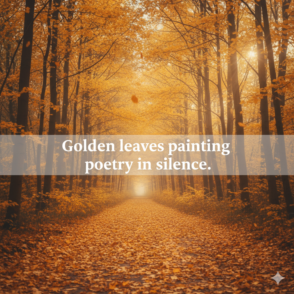 Aesthetic october captions