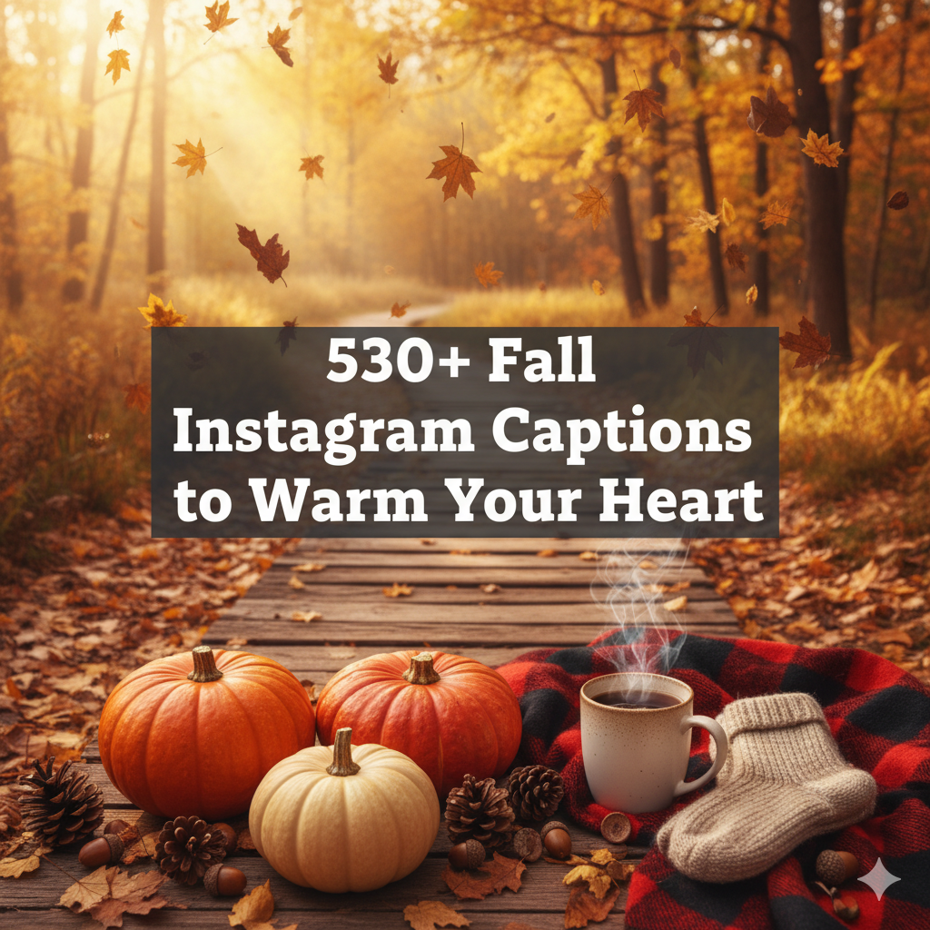 Fall instagram captions