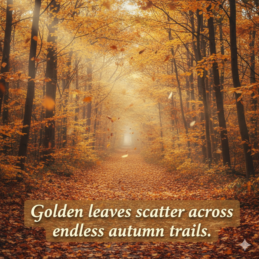 Golden Leaves captions