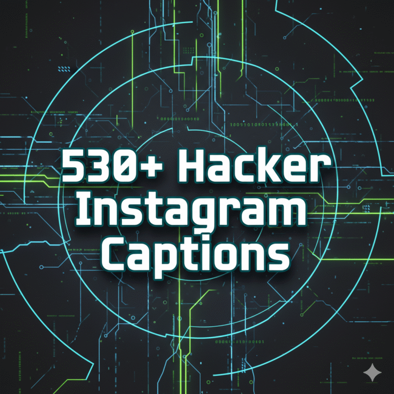 Hacker instagram captions
