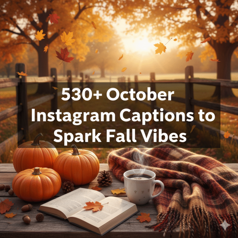 October Instagram Captions