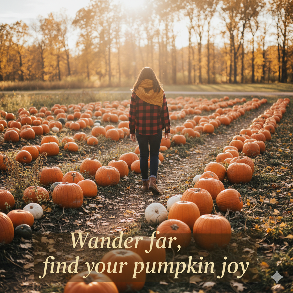 Pumpkin patch adventure captions