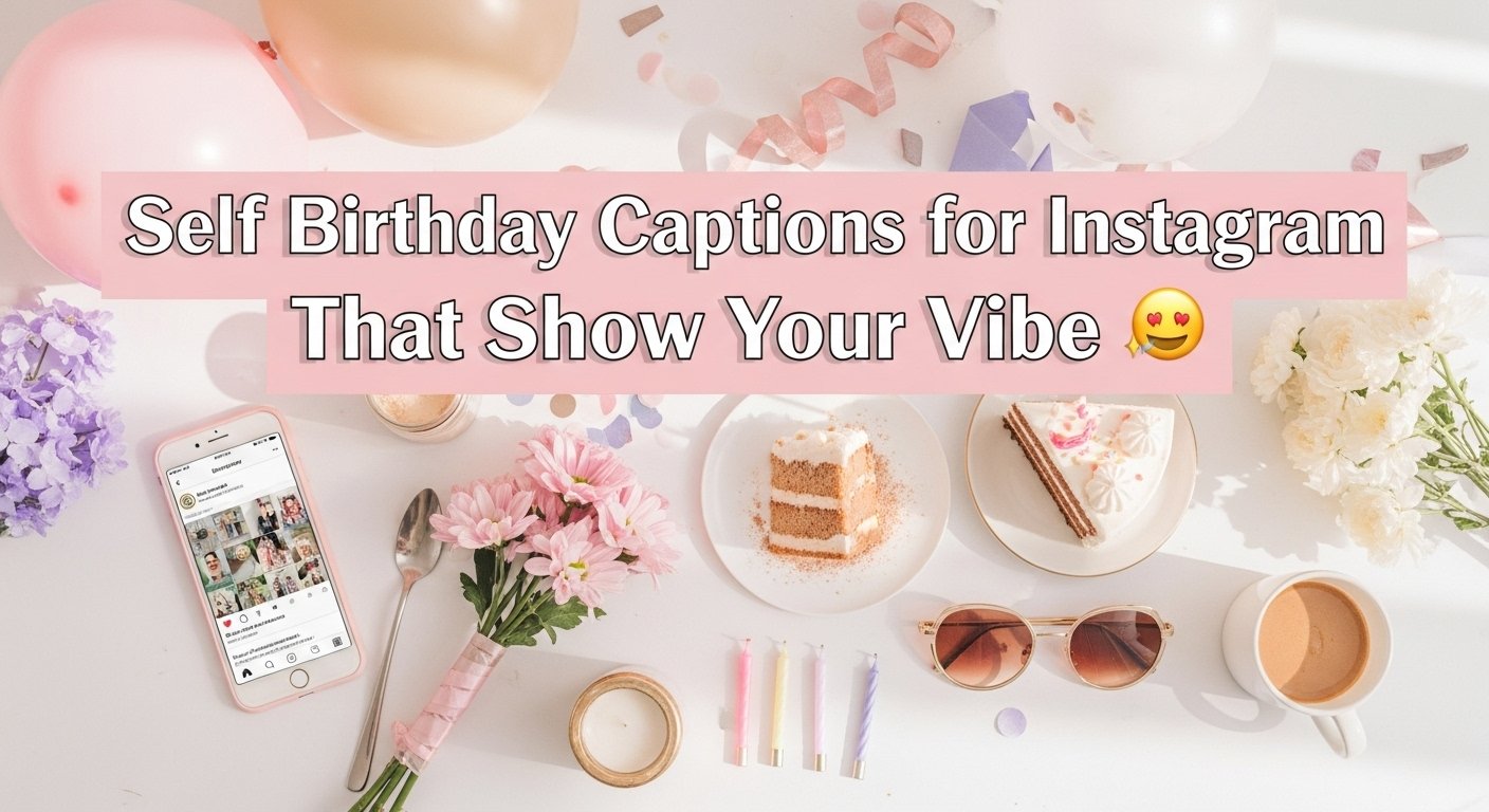 Self birthday captions