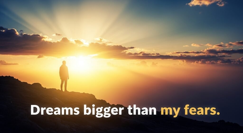 Dreams bigger than my fears