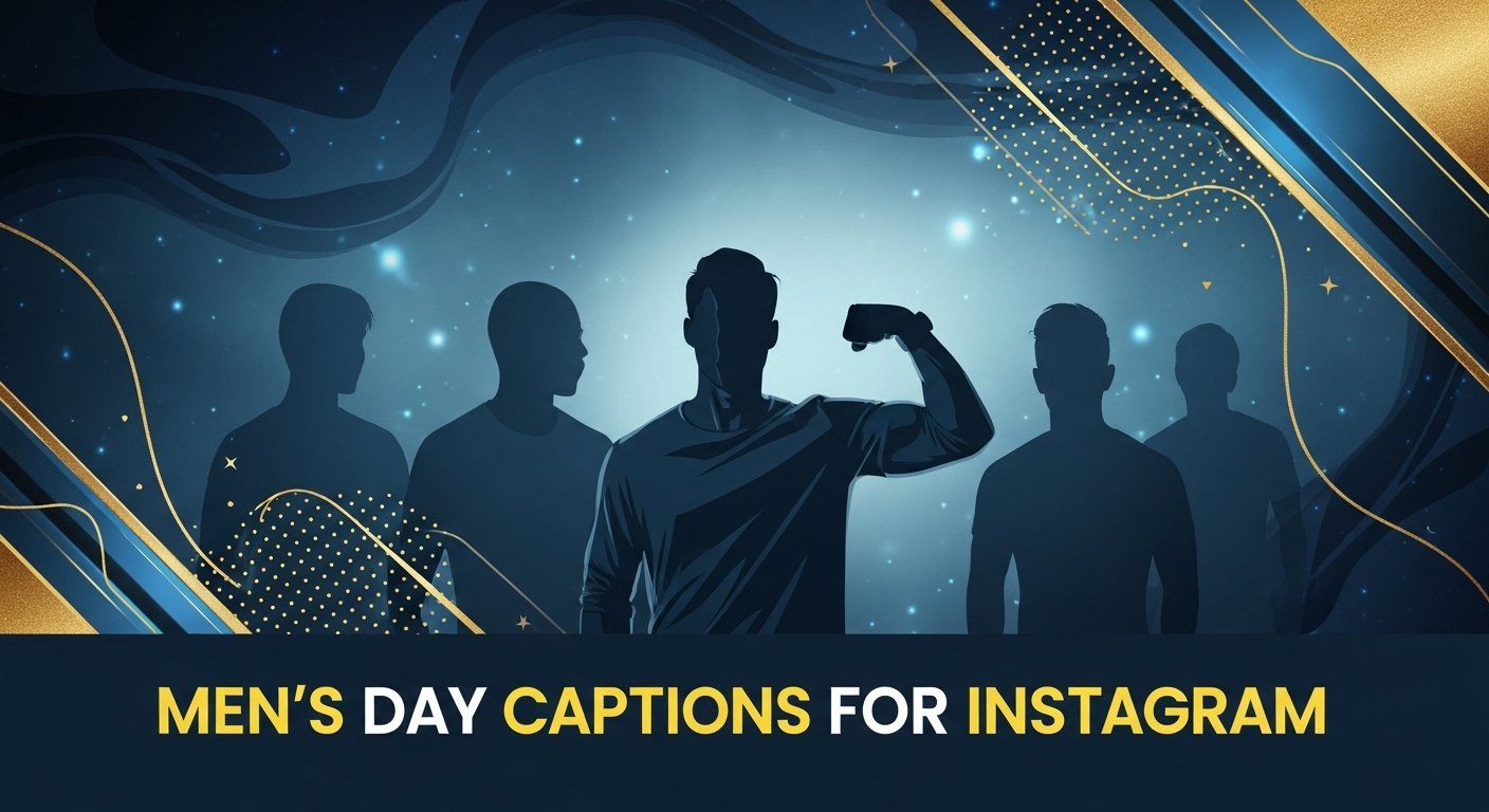 Men's day captions