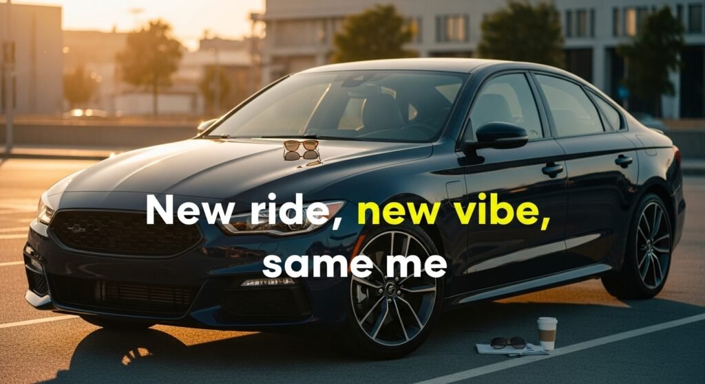 New ride new vibe same me
