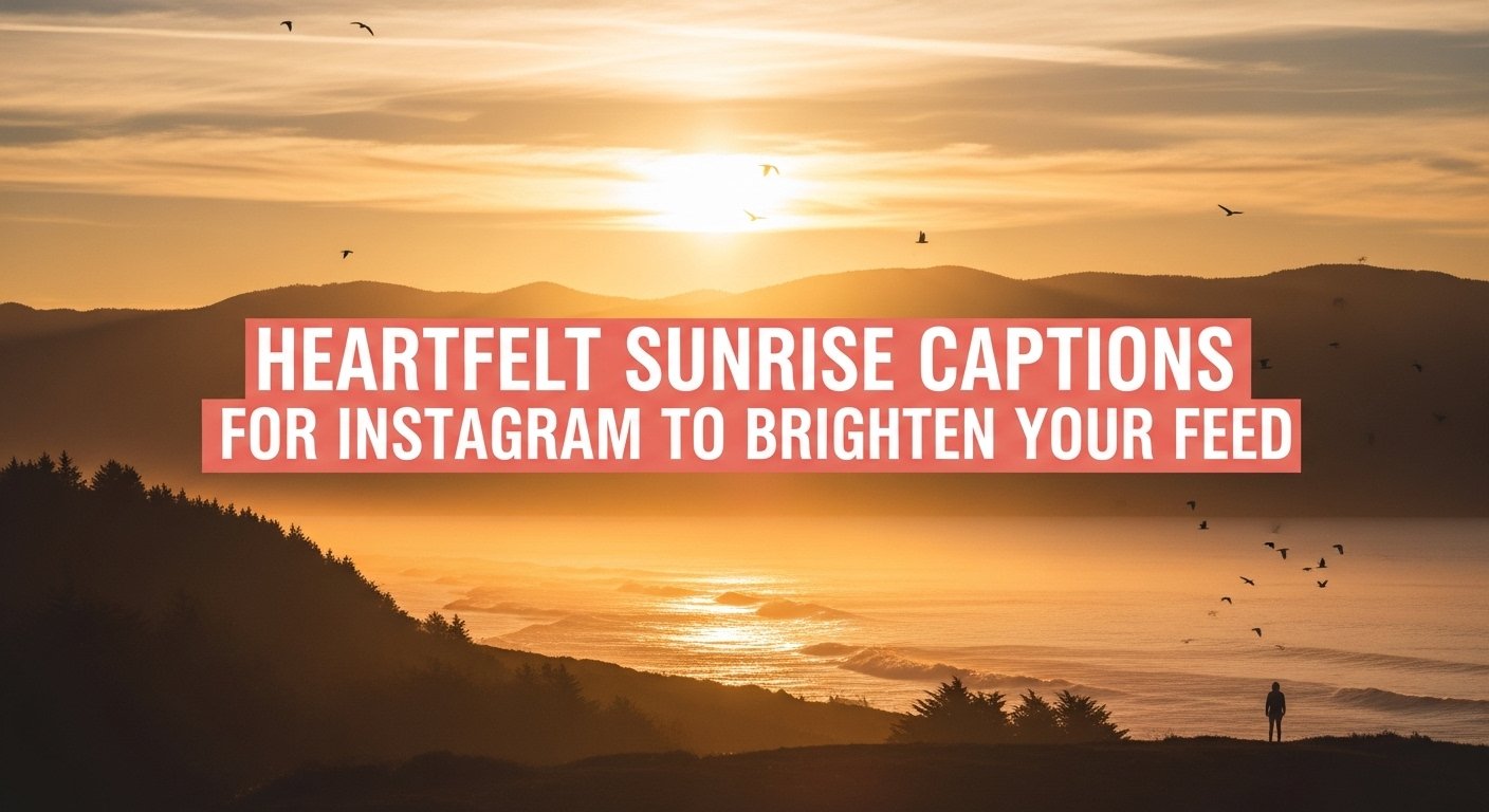 Sunrise captions