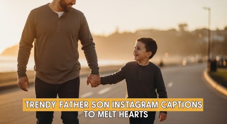 Trendy Father and Son