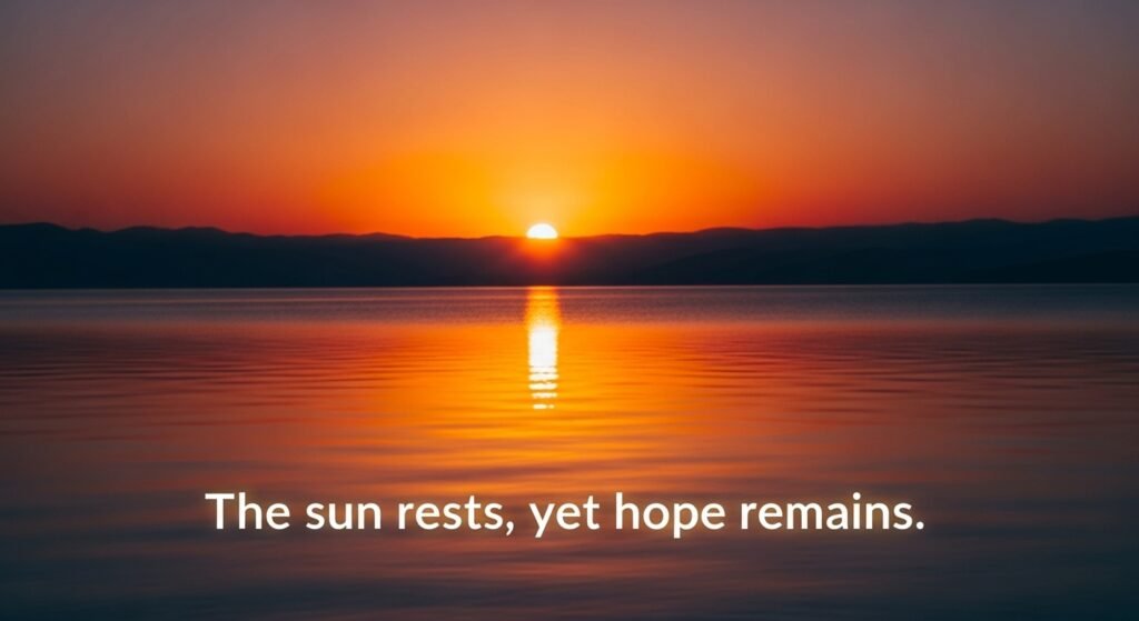 Yet hope remains