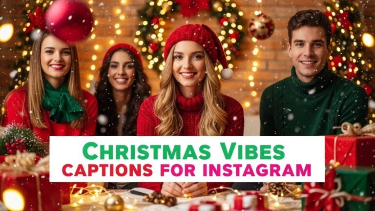 Christmas Vibes Captions