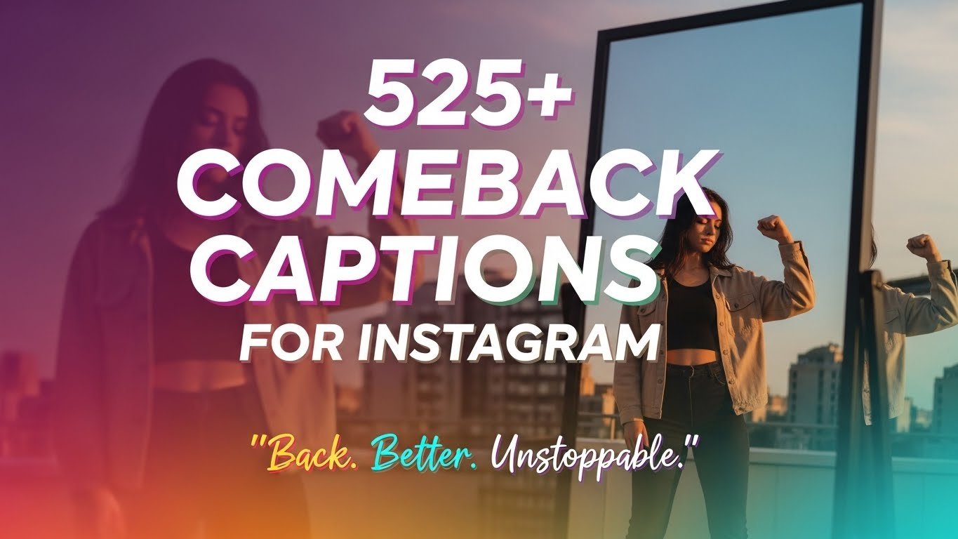 Comeback captions