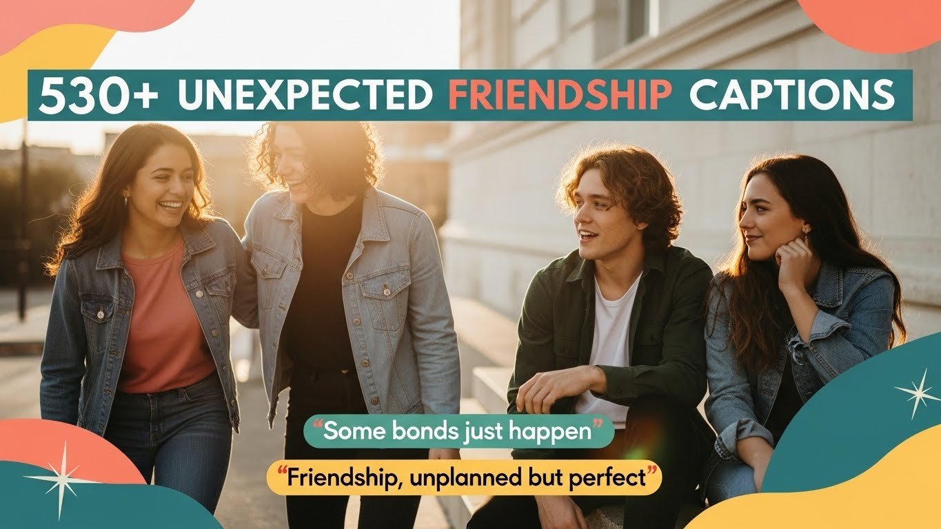 Unexpected Friendship captions