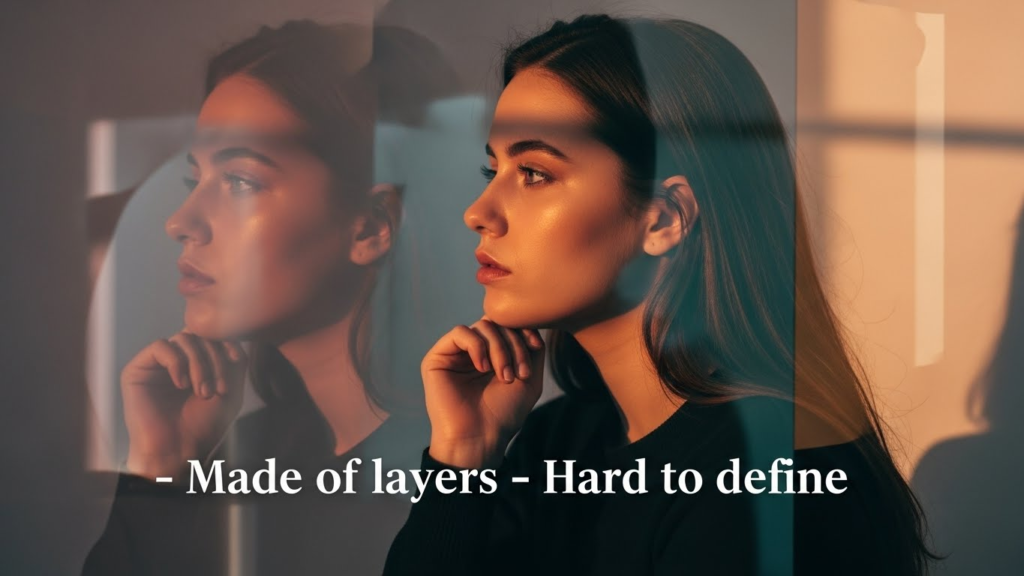 🧩 Made of layers
✨ Hard to define