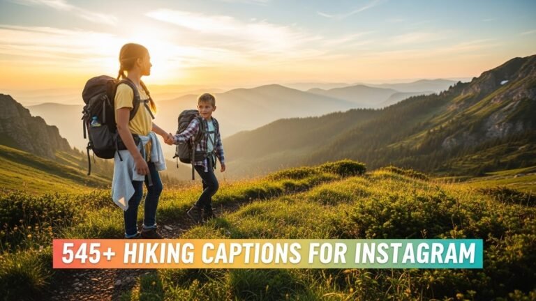Hiking Captions for Instagram