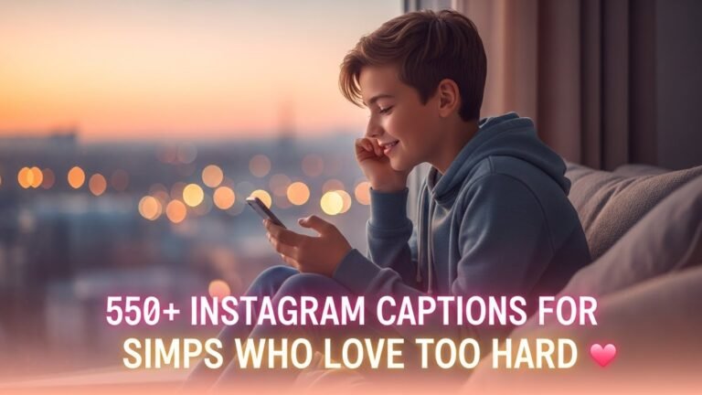 Instagram Captions for simps