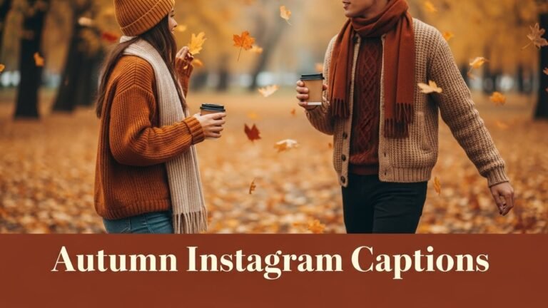 autumn Instagram captions