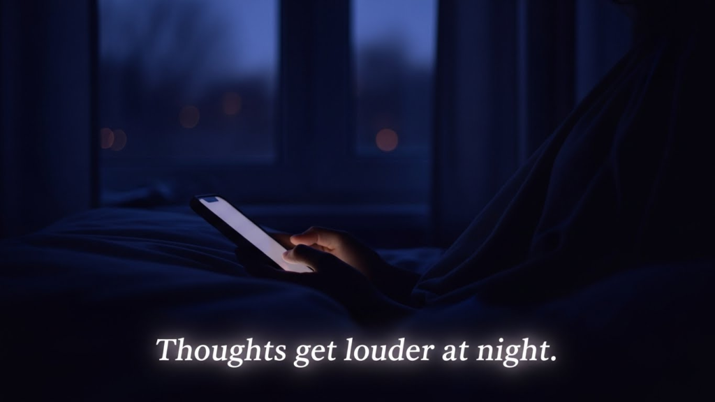 Late-Night Thoughts Simp Captions