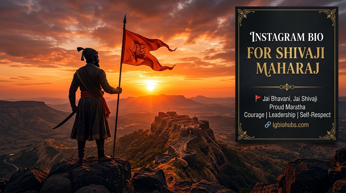 50 Best Instagram Bio for Shivaji Maharaj | Royal & Powerful Ideas