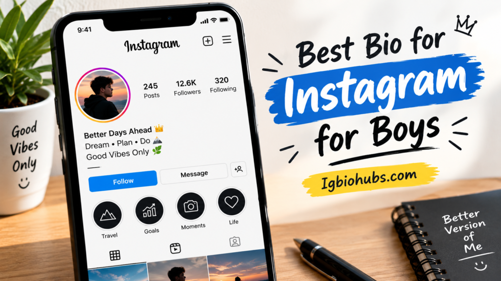 Best Bio for Instagram for Boys 50 Trendy & Impressive Bios