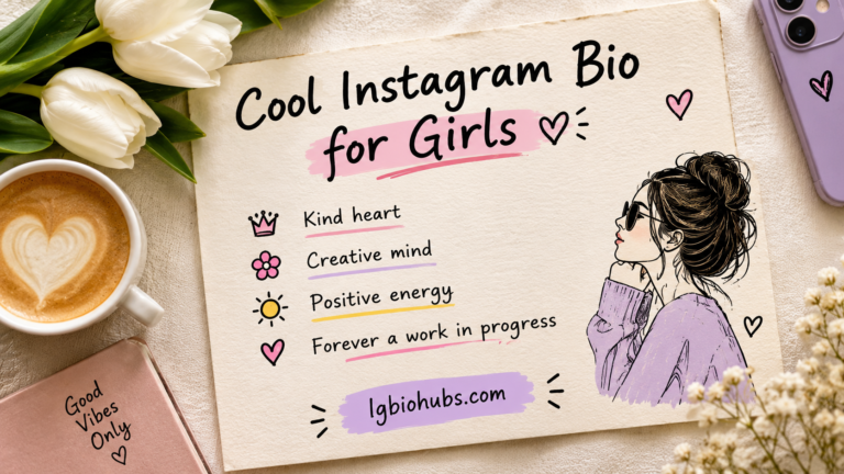 Cool Instagram Bio for Girls 100 Stylish & Unique Ideas