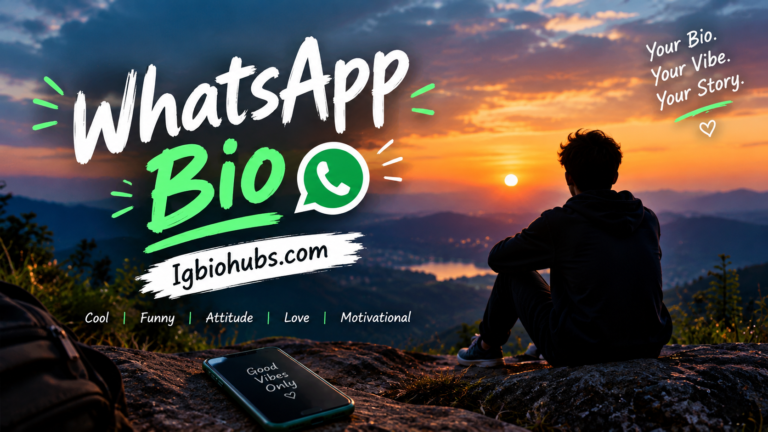 WhatsApp Bio 150 Short, Funny, Attitude & Love Ideas