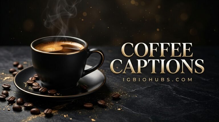 Coffee Captions for Morning, Cafe Dates, and Cozy Days