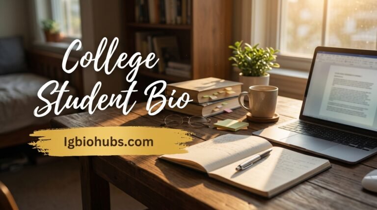 College Student Bio Ideas Short, Funny, Professional, and Aesthetic