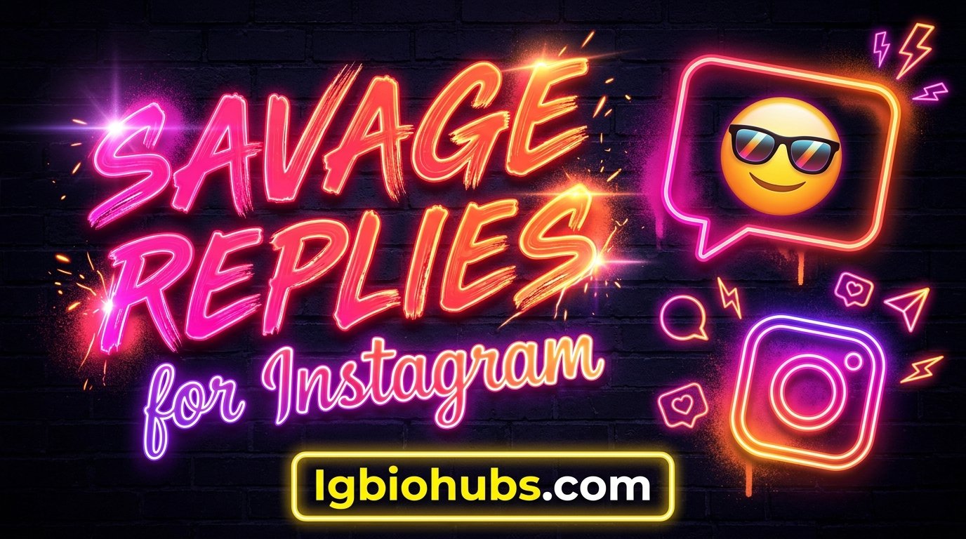 150+ Savage Replies for Instagram That Shut Haters Down (Copy and Paste)