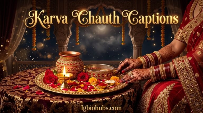 Karva Chauth Captions in English and Hinglish Romantic, Funny and Emotional