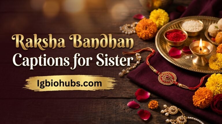 Raksha Bandhan Captions for Sister 100+ Sweet, Funny & Heartfelt Ideas